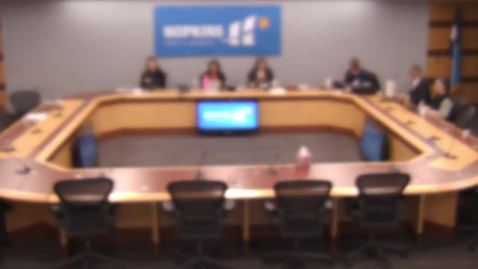 November 18th, 2025 Meeting of the Hopkins School Board