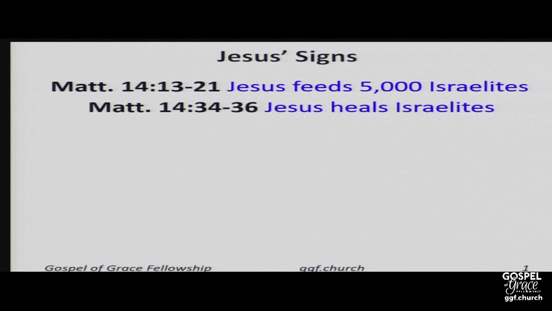 Gospel of Grace Fellowship