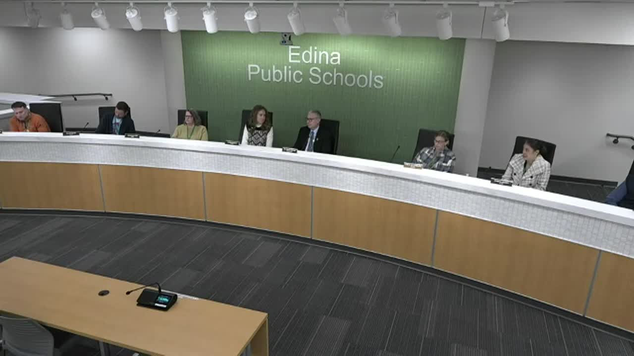 Thumbnail image for Edina Public Schools - January School Board Meeting