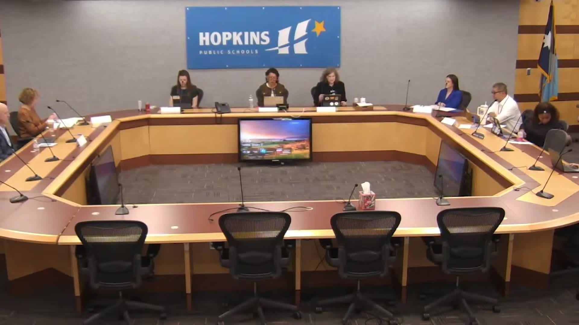 January 13th, 2026 Meeting of the Hopkins School Board