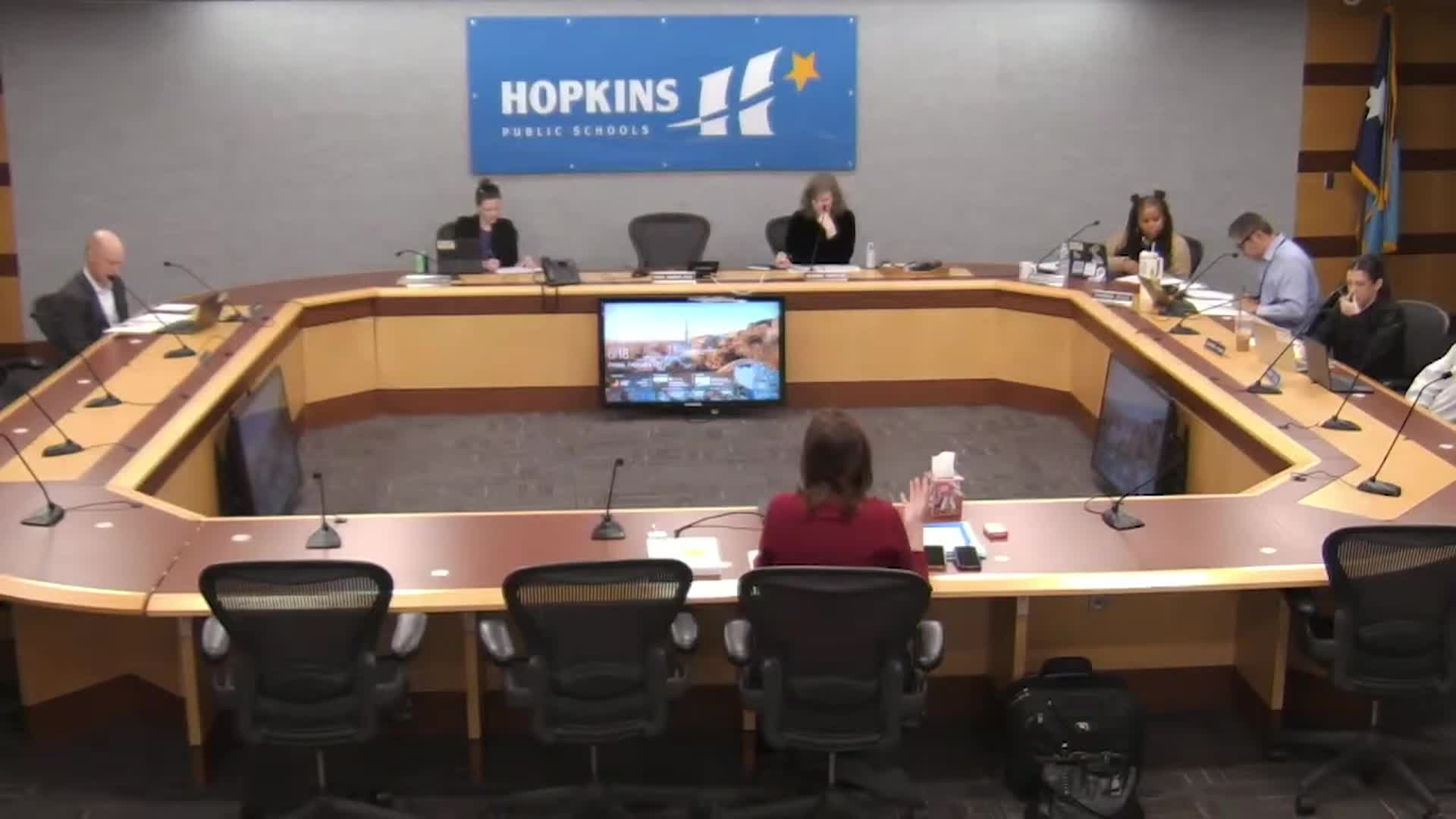 Hopkins School Board Meeting