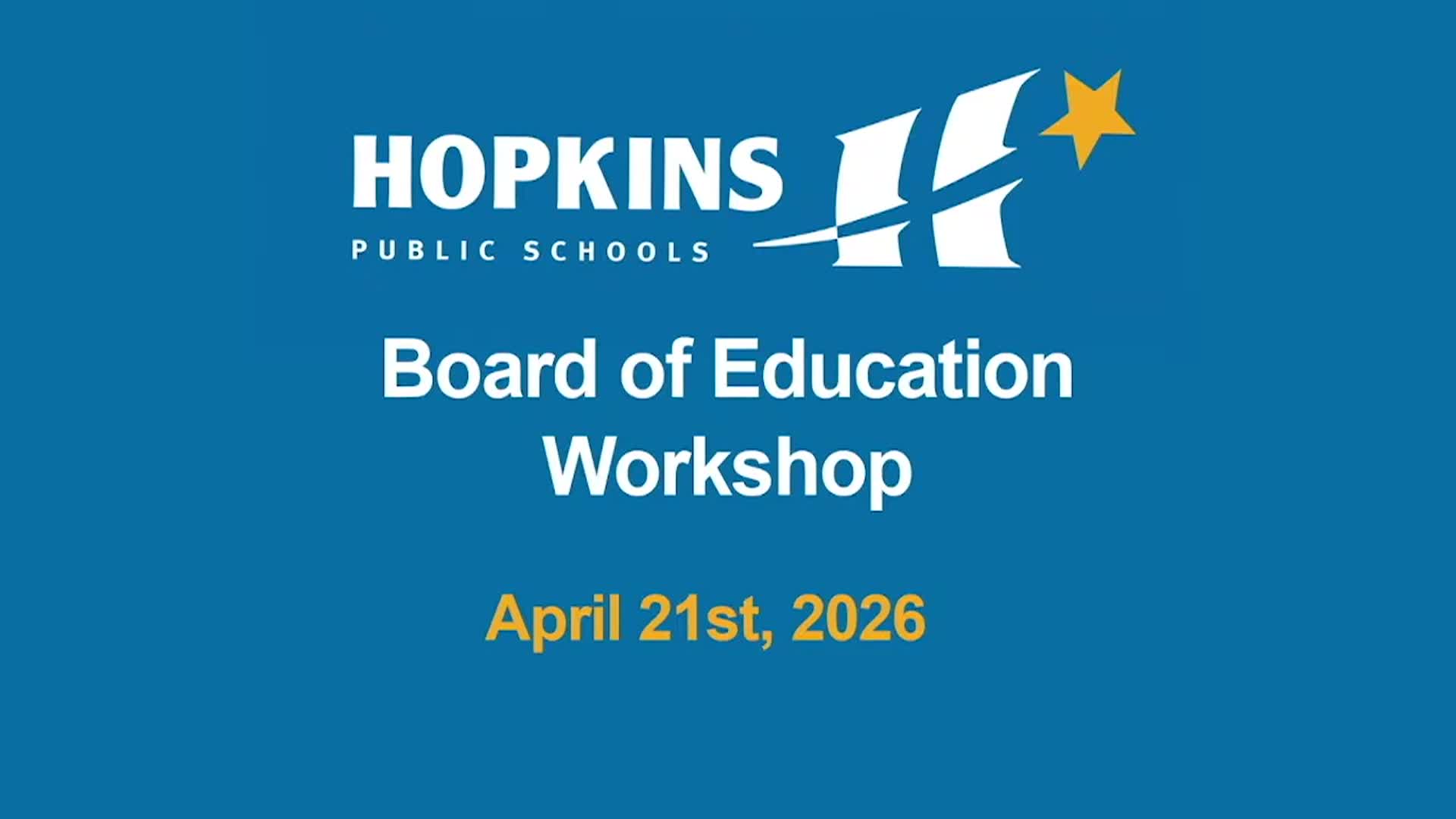 Image of Meeting of the Hopkins School Board