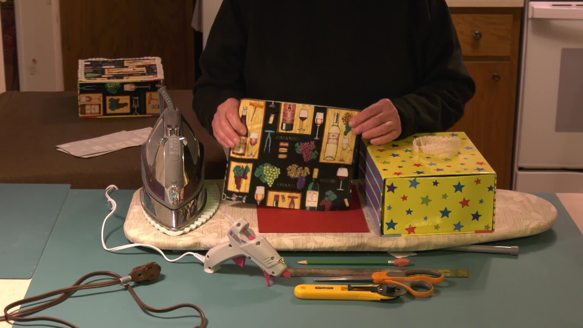 Thumbnail image for Merry's Eclectic Interests - Covering Boxes with Material