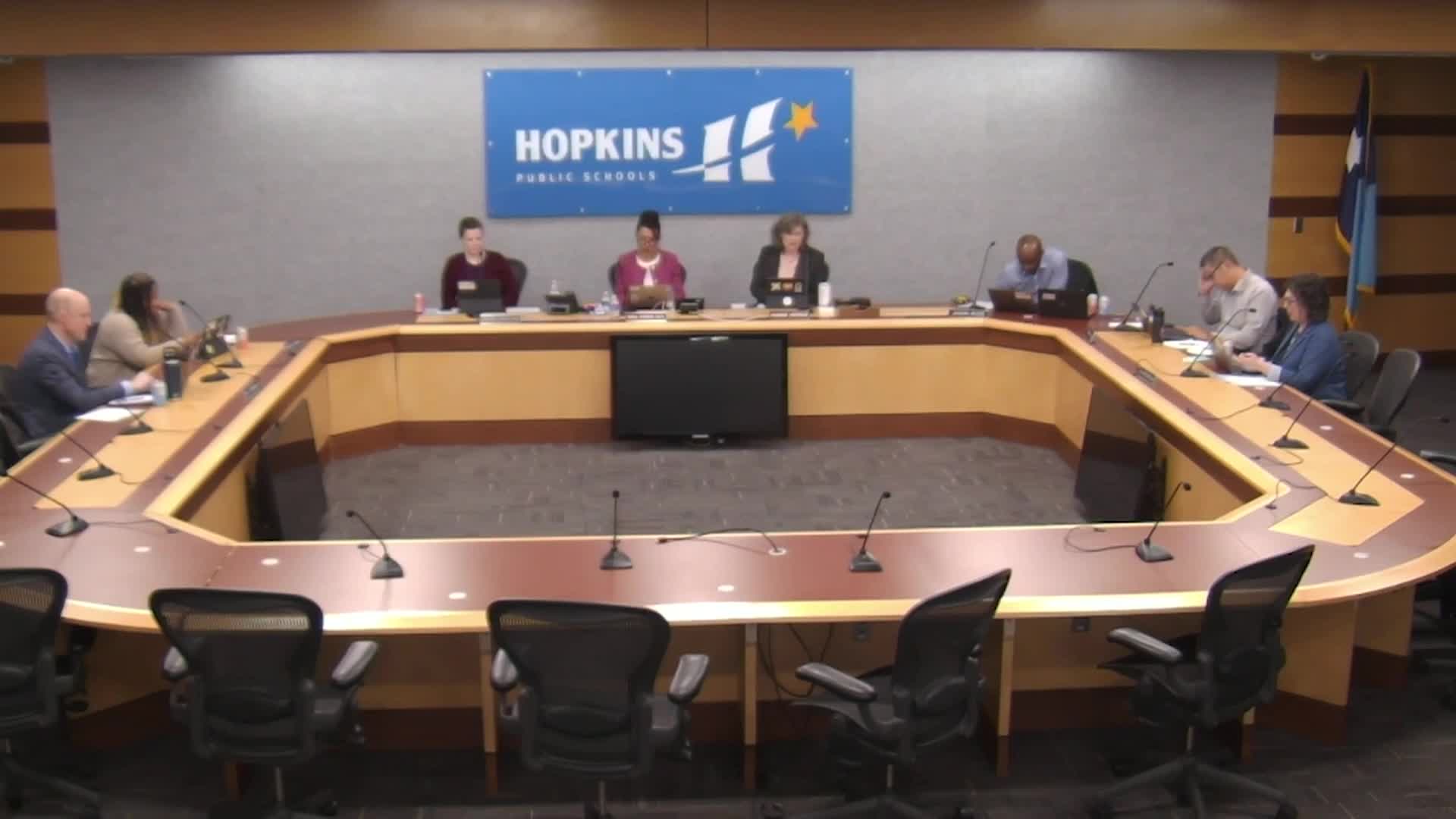 March 25th, 2025 Meeting of the Hopkins School Board