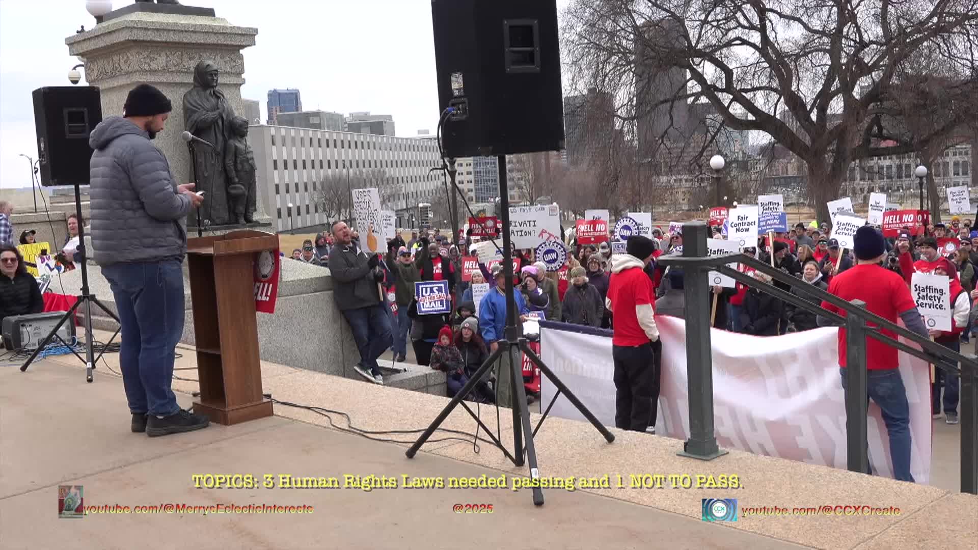 Thumbnail image for Merry's Eclectic Interests - USPS Rally at MN State Capitol